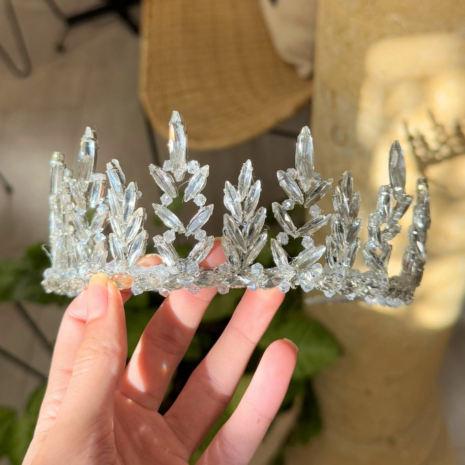 Couronne Blanche Royale pour mariage