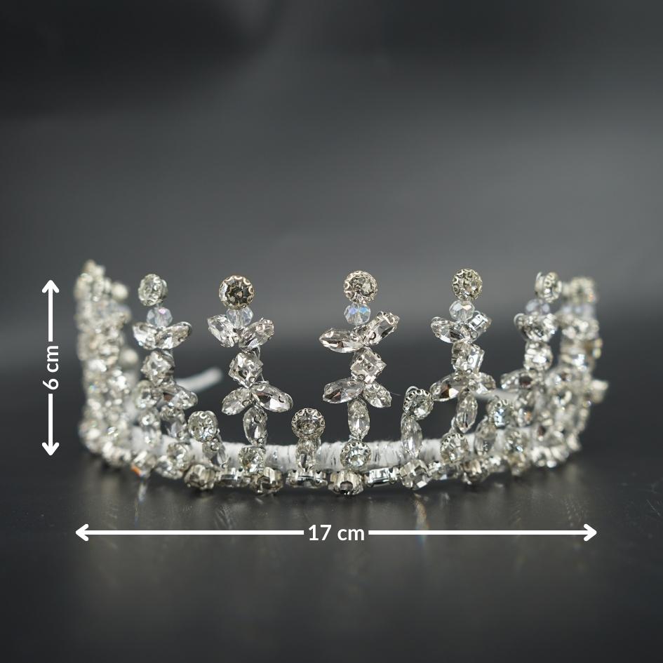 Diadème Royal en Cristaux - Accessoire Mariée Élégant