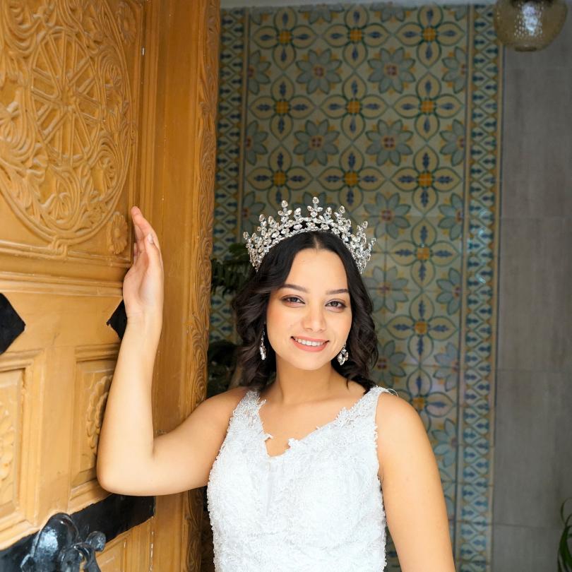 Couronne de mariage blanche, Couronne de diadème en cristal baroque, diadème de mariage couronne nuptiale, diadème de fille de fleur, diadème prisme, diadème pour femmes, diadème blanc, couronne de reine