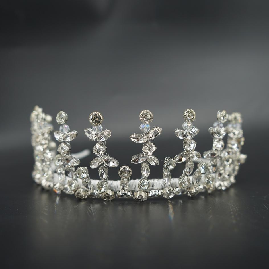 Diadème Royal en Cristaux - Accessoire Mariée Élégant